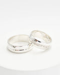 Aros de matrimonio plata 950