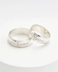 Aros de matrimonio plata 950