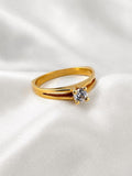 Anillo de compromiso 18k