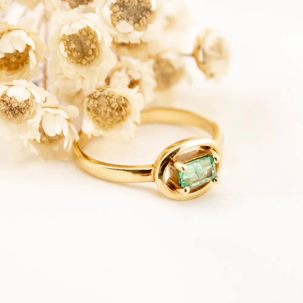 Sortija de oro 18k