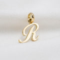 DIJE DE ORO LETRA R