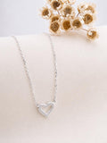 CADENA Y DIJE DE CORAZON SILUETA