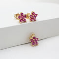 JUEGO  ROSETA DE ORO 18K