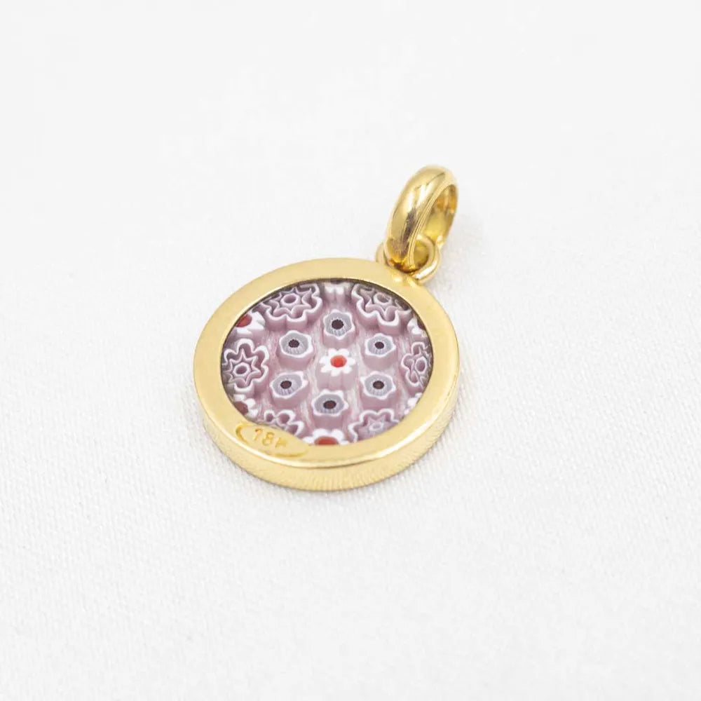 DIJE DE ORO CIRCULAR