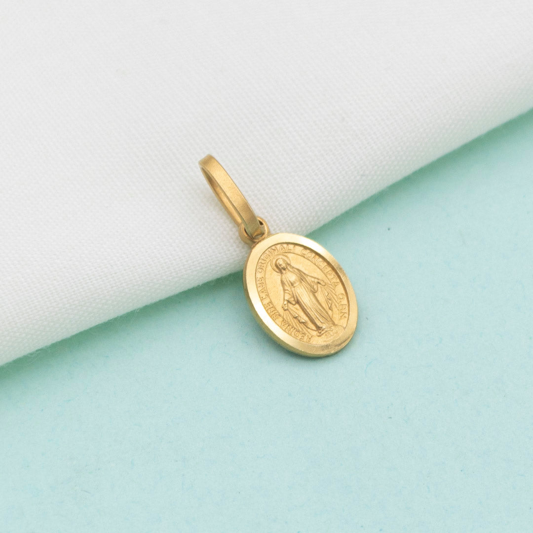 DIJE DE ORO MEDALLA MILAGROSA