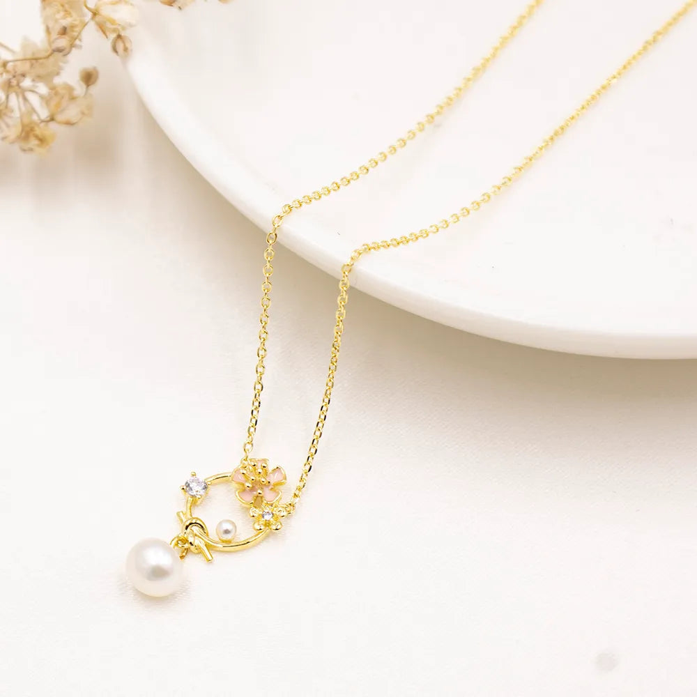 Collar de Plata con enchape de Oro