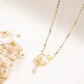 Collar de Plata enchapado en oro