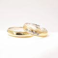 Alianzas Plata 950 y lámina Oro 18K