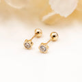 Aretes de Oro 18k