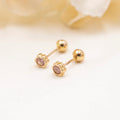 Aretes de Oro 18k