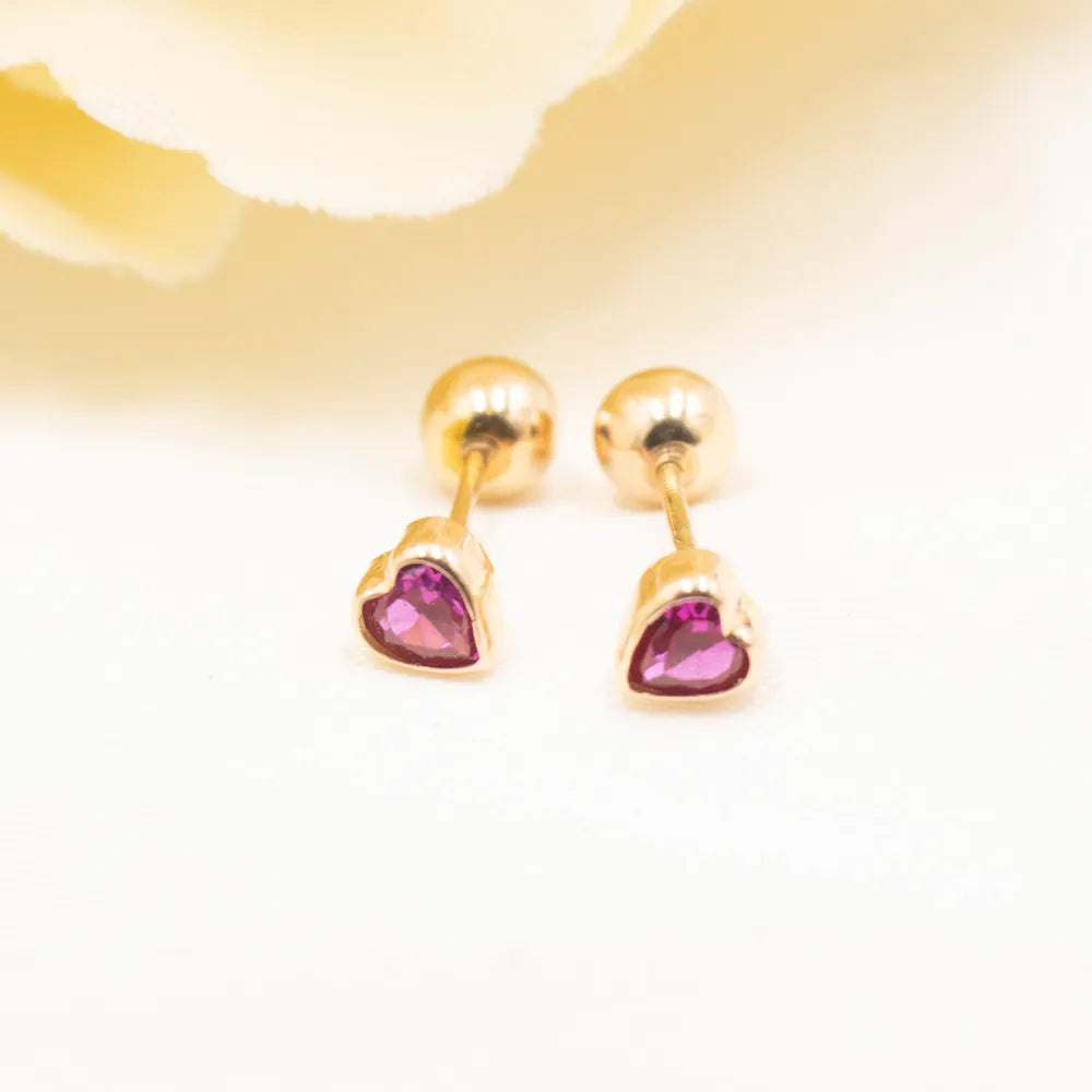 Aretes de Oro 18k
