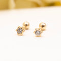 Aretes de Oro 18k