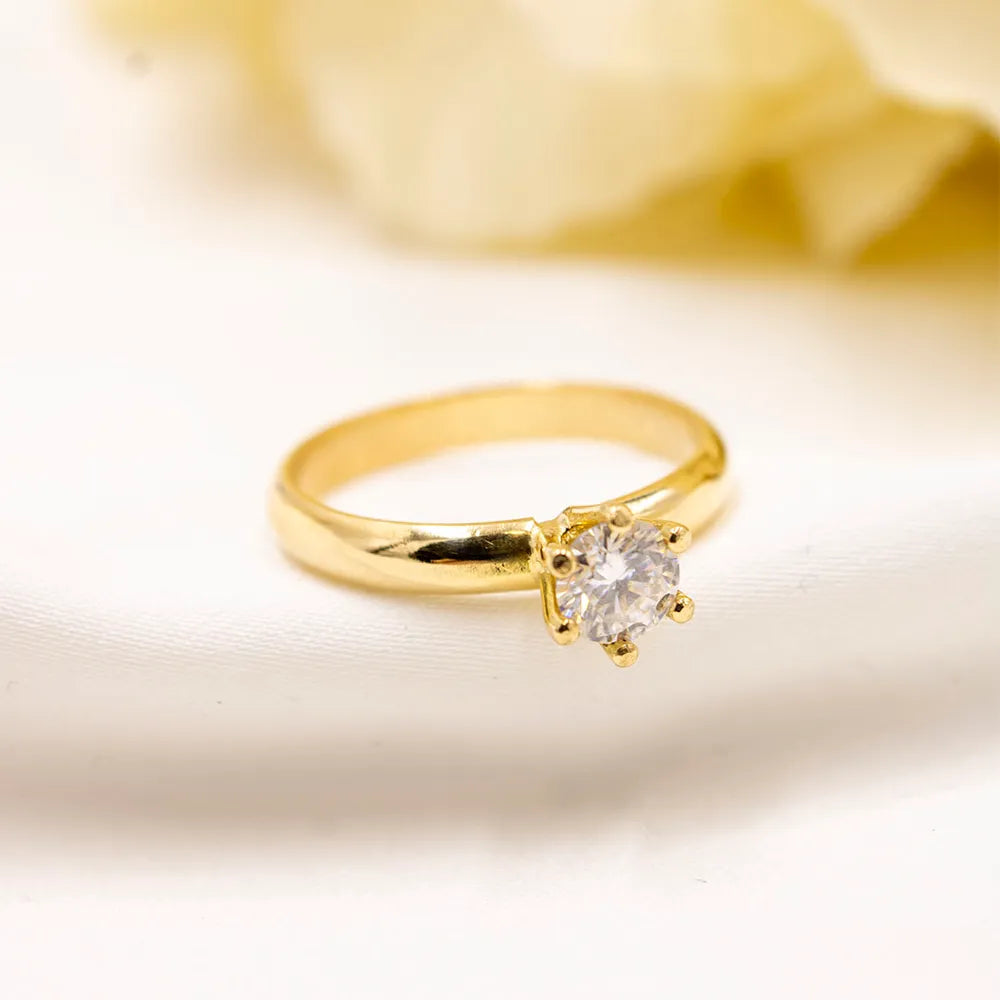 Sortija de compromiso de Oro 18k