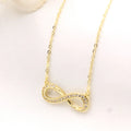 Collar de plata enchapada en oro