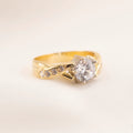 Anillo de compromiso de Oro 18k