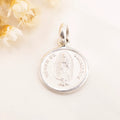 Dije Virgen de Guadalupe de plata 