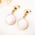 Aretes de oro 18k