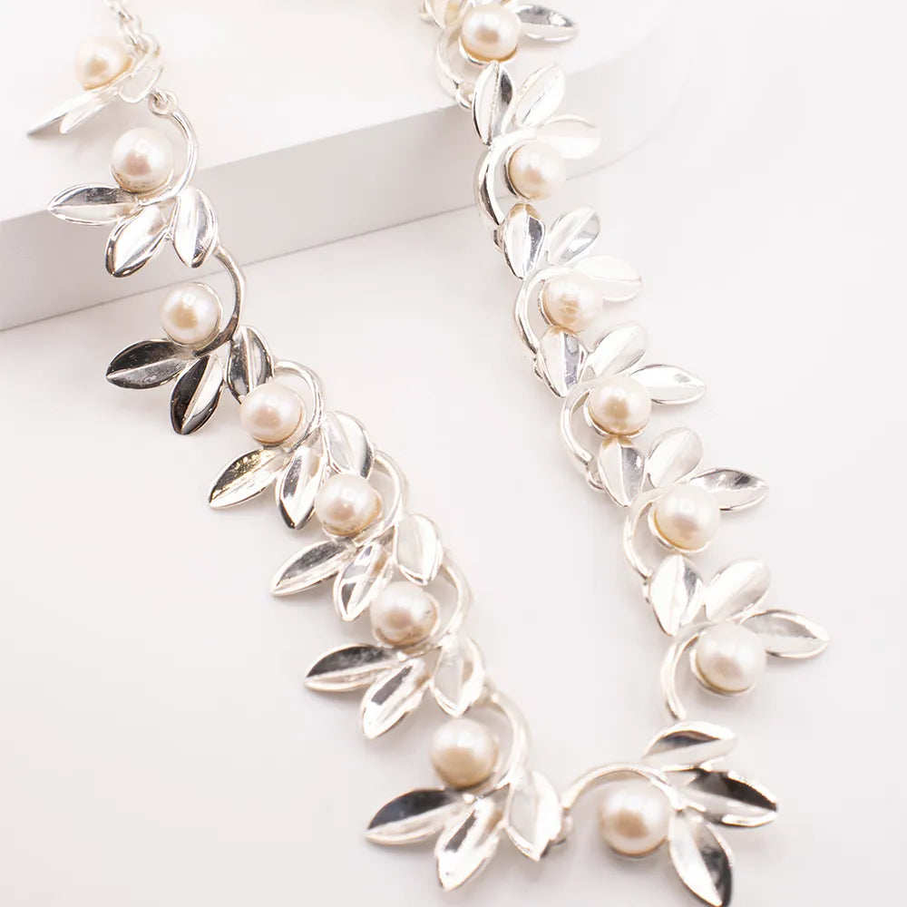 Collar de plata 950 con perlas