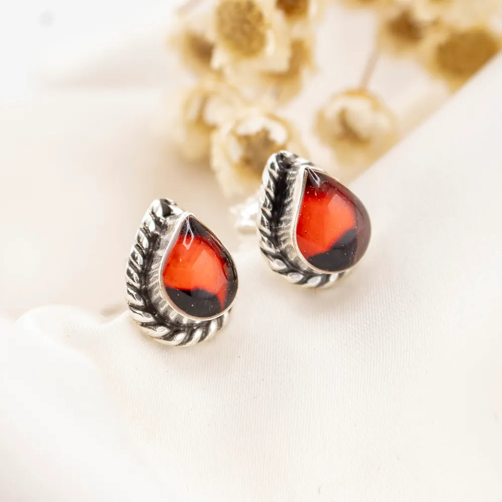 Aretes de plata