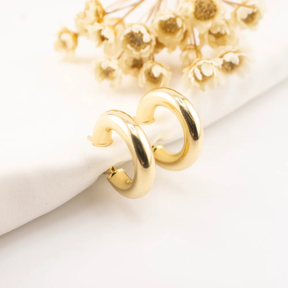 Aretes de oro 18k