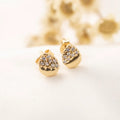 Aretes de oro 18k