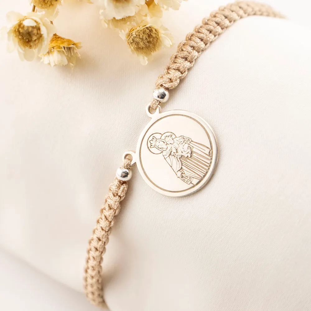 Pulsera regulable de plata 