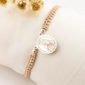 Pulsera regulable de plata 