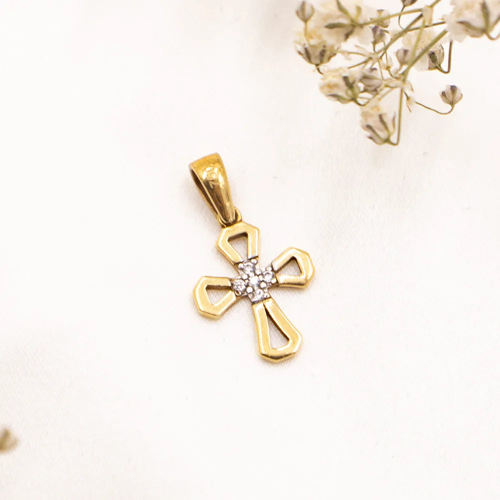 Dije Cruz de Oro