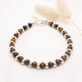 Pulsera de Plata 950 con piedras naturales