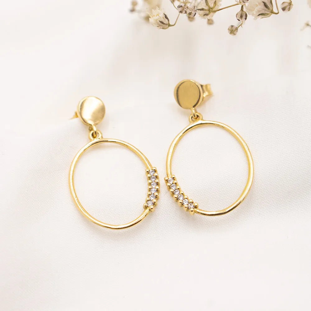 Aretes de Oro 18k