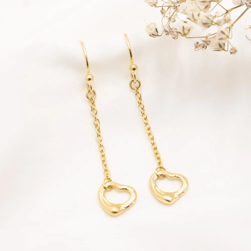 Aretes de oro 18k
