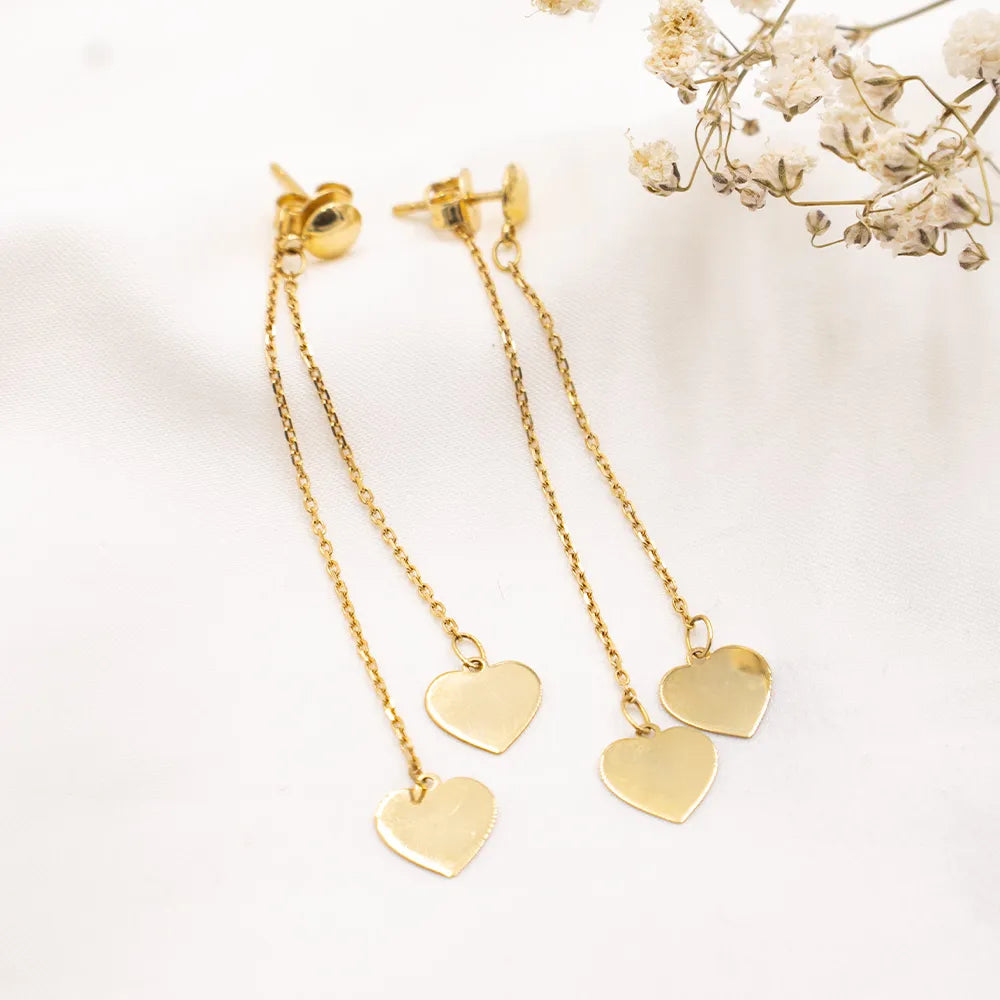 Aretes de Oro 18k