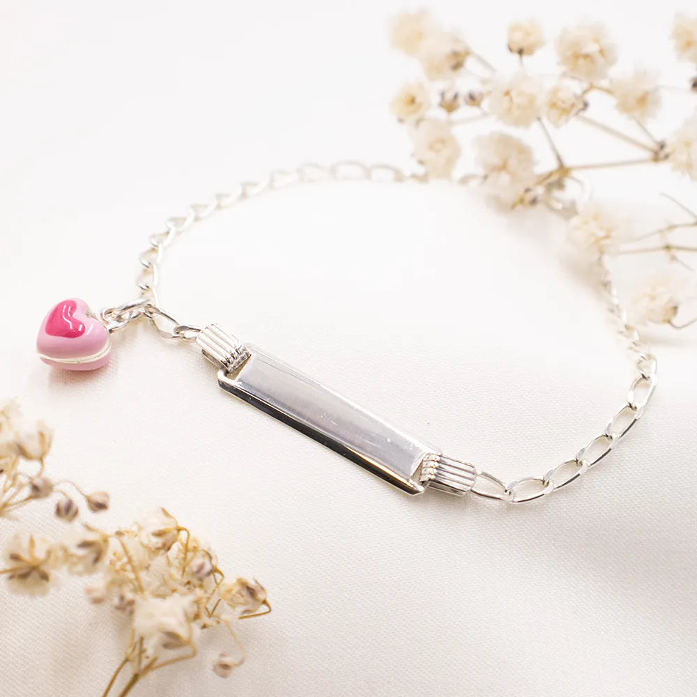 Pulsera y Placa de Plata 950
