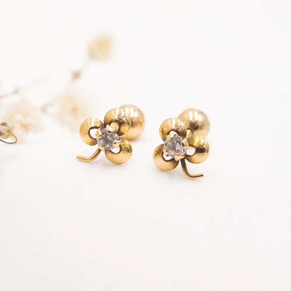 Aretes de Oro 18k