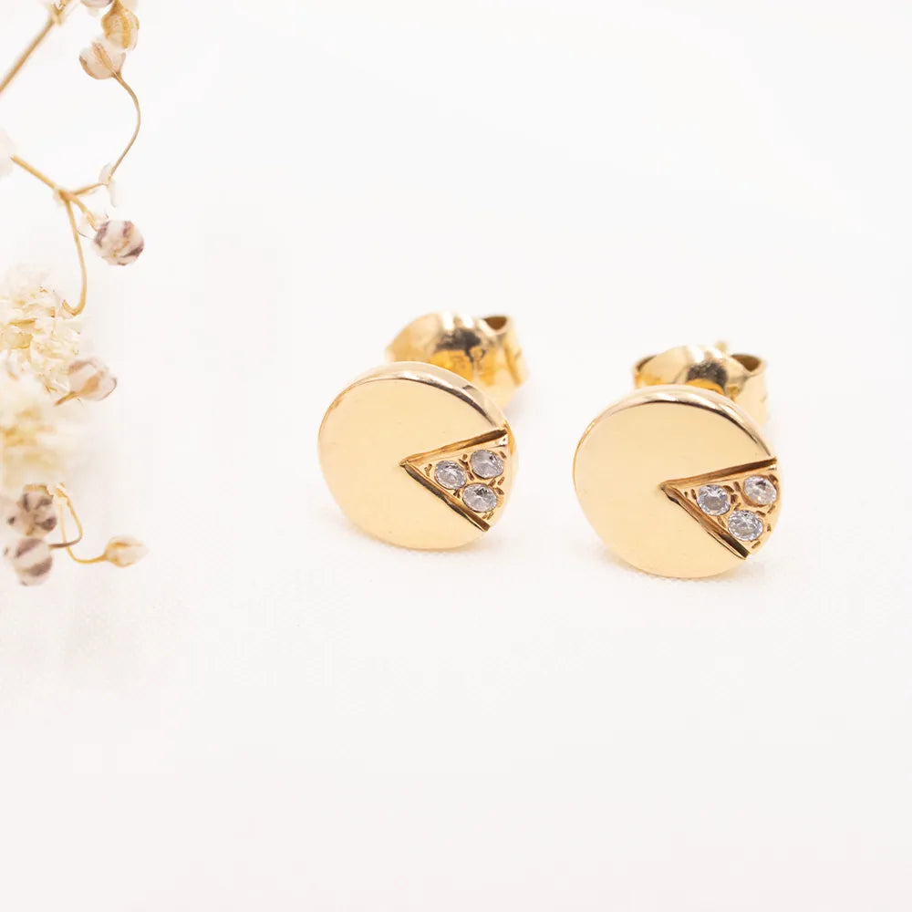 Aretes de Oro 18k
