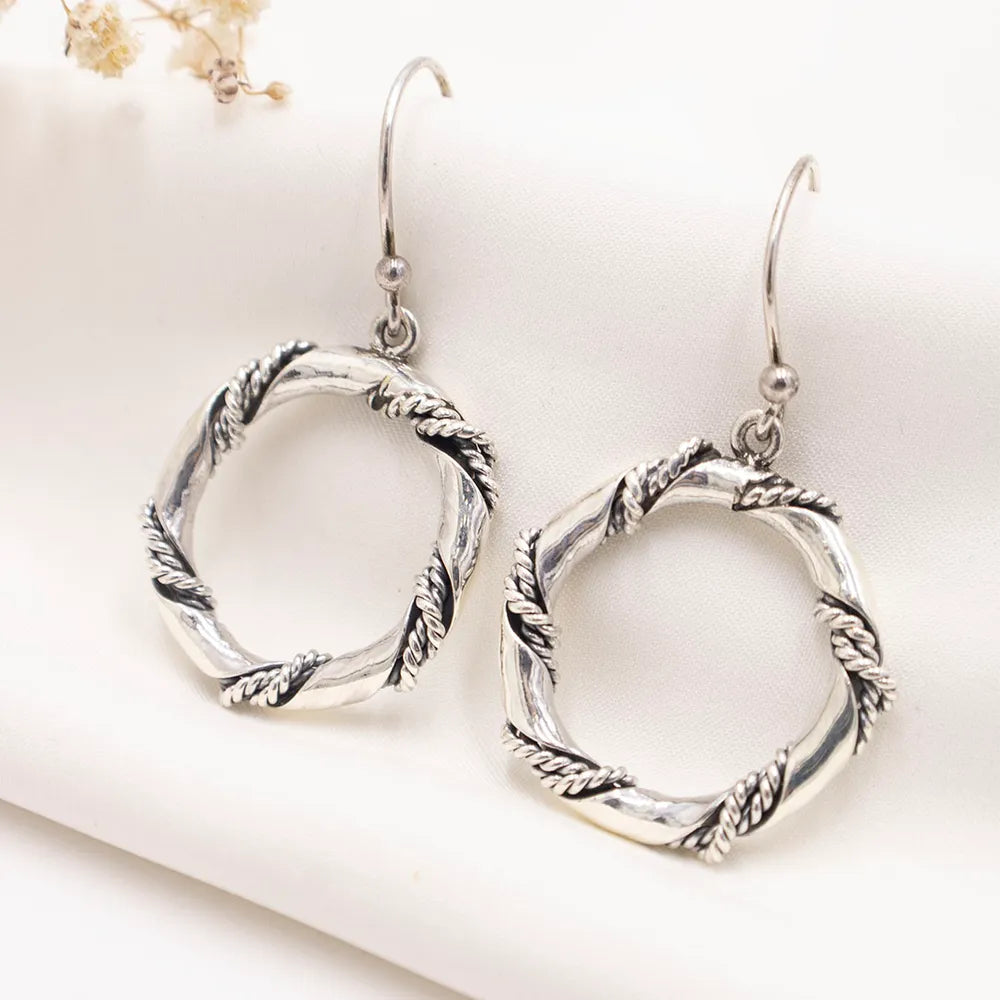 Aretes de plata 