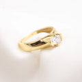 Sortija de compromiso de oro 18k