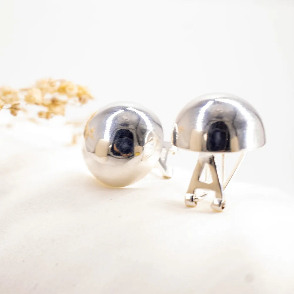 Aretes de plata