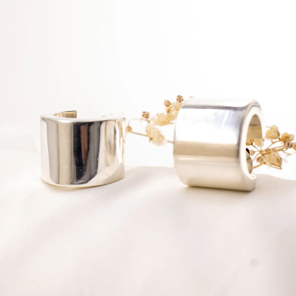 Aretes de plata