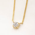 Cadena de Oro 18k con dije punto de luz