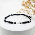 PULSERA GRADUABLE CON DIJE DE PLATA INFINITO