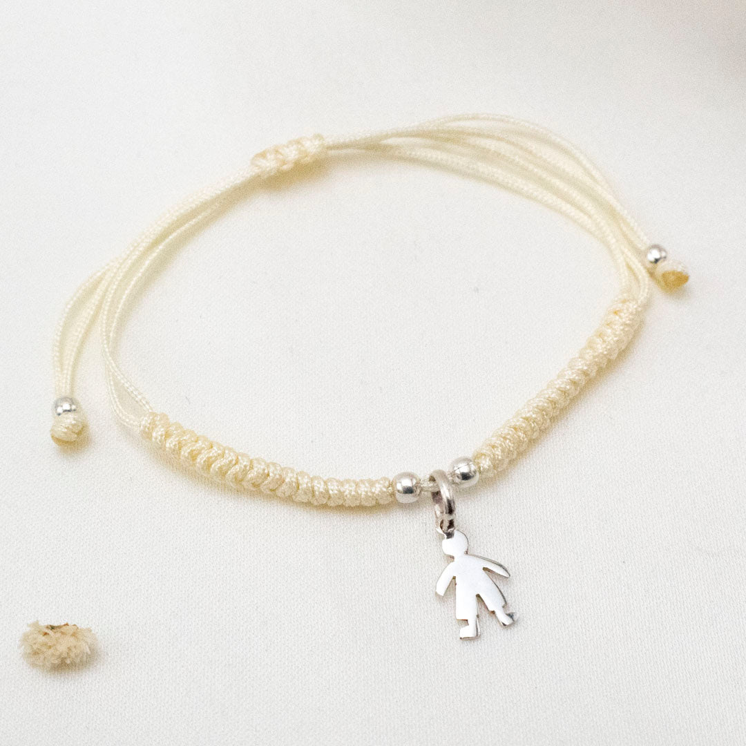PULSERA GRADUABLE CON DIJE NIÑO