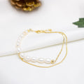 PULSERA DE PLATA ENCHAPADO EN ORO 18K