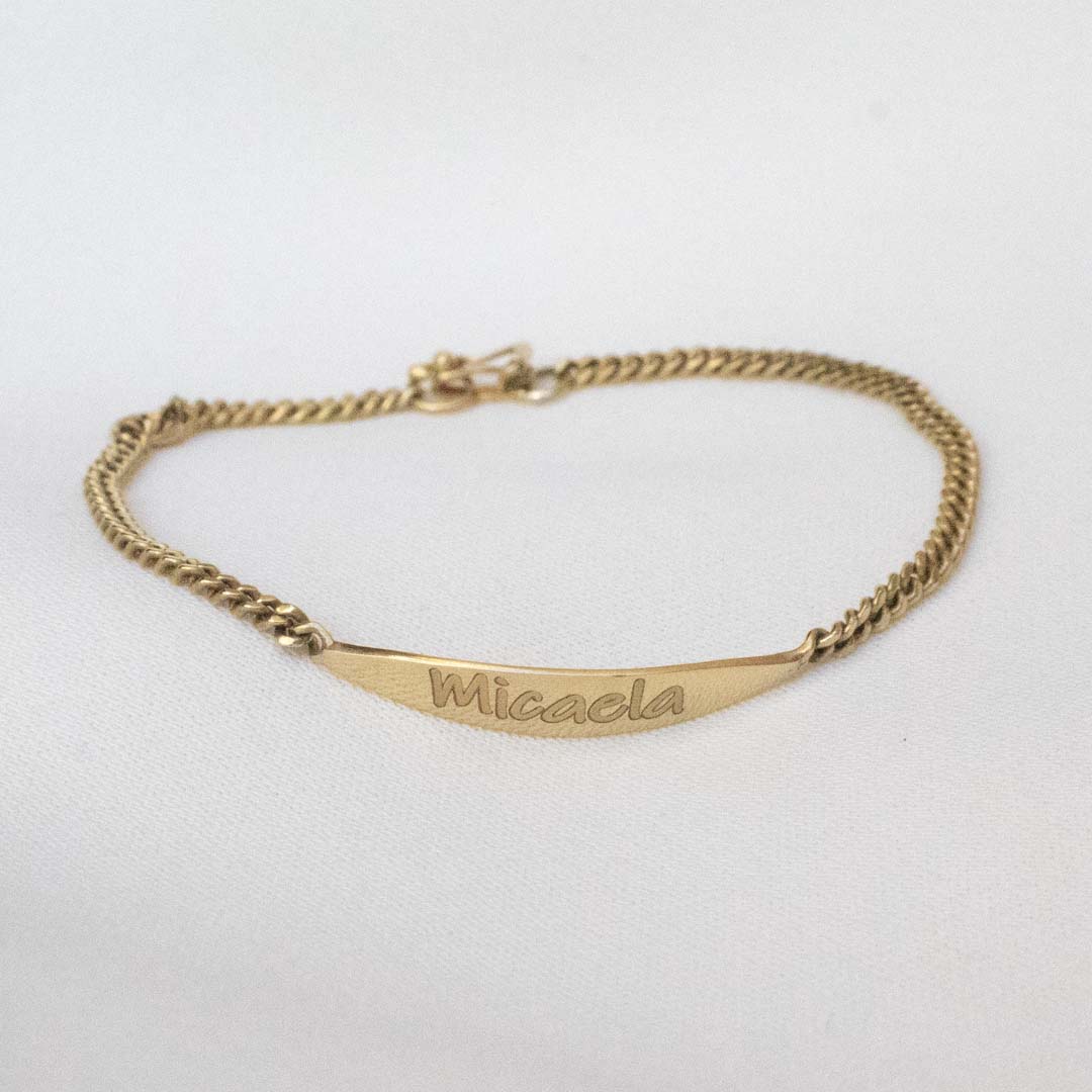 ESCLAVA DE ORO 18K PERSONALIZADA