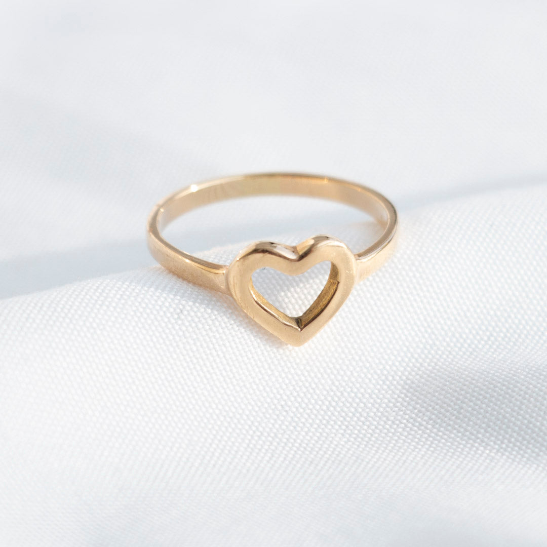 SORTIJA CORAZON DE ORO