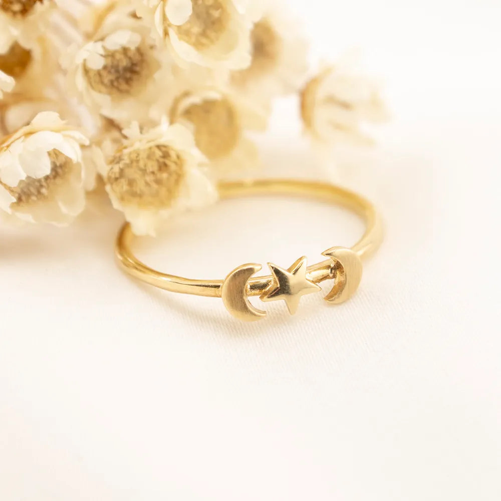 Sortija de oro 18k