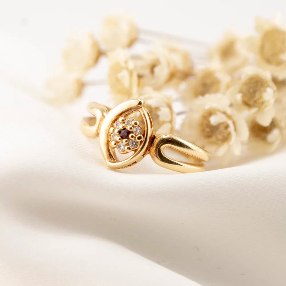Sortija de oro 18k