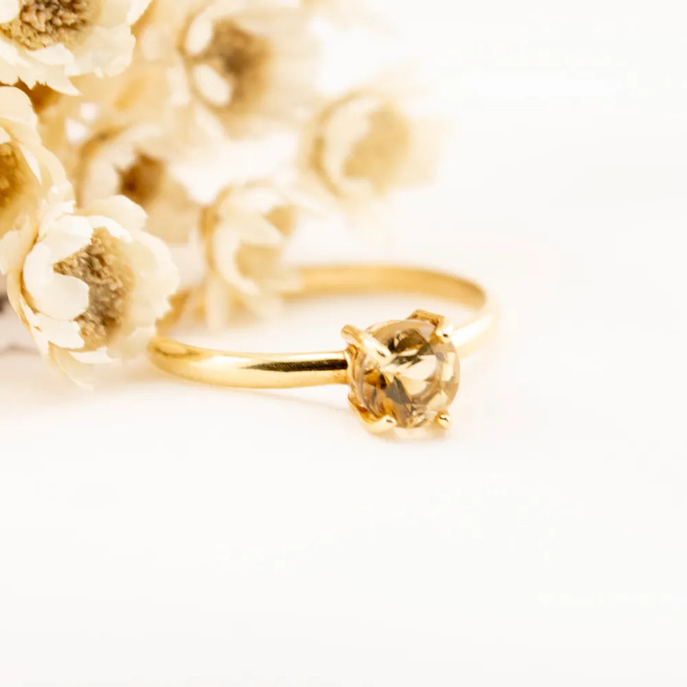 Sortija de oro 18k